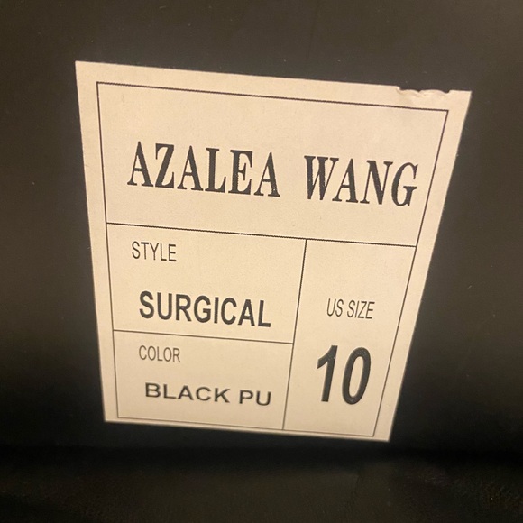 Black Azalea Wang Stretchy Thigh High Boots size 10 - Picture 2 of 16